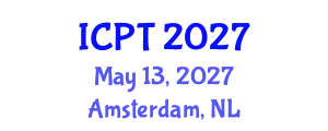 International Conference on Pharmacology and Toxicology (ICPT) May 13, 2027 - Amsterdam, Netherlands