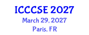 International Conference on Civil, Construction and Safety Engineering (ICCCSE) March 29, 2027 - Paris, France