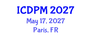International Conference on Disaster Prevention and Mitigation (ICDPM) May 17, 2027 - Paris, France