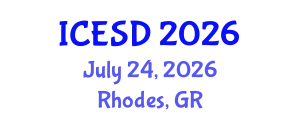International Conference on Energy and Sustainable Development (ICESD) July 24, 2026 - Rhodes, Greece