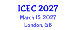 International Conference on Environmental Chemistry (ICEC) March 15, 2027 - London, United Kingdom