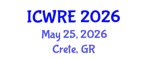 International Conference on Water Resources Engineering (ICWRE) May 25, 2026 - Crete, Greece