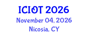 International Conference on Internet of Things (ICIOT) November 04, 2026 - Nicosia, Cyprus