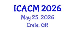 International Conference on Advanced Composite Materials (ICACM) May 25, 2026 - Crete, Greece