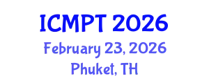 International Conference on Materials Processing Technology (ICMPT) February 23, 2026 - Phuket, Thailand