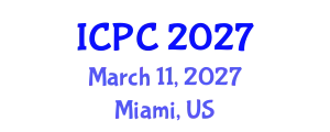 International Conference on Physical Chemistry (ICPC) March 11, 2027 - Miami, United States