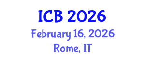 International Conference on Botany (ICB) February 16, 2026 - Rome, Italy