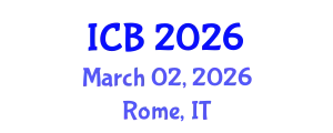 International Conference on Botany (ICB) March 02, 2026 - Rome, Italy