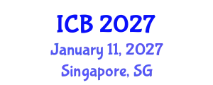 International Conference on Botany (ICB) January 11, 2027 - Singapore, Singapore