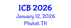 International Conference on Botany (ICB) January 12, 2026 - Phuket, Thailand