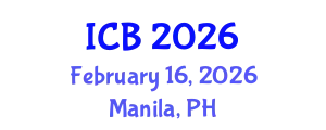 International Conference on Botany (ICB) February 16, 2026 - Manila, Philippines