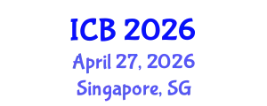 International Conference on Botany (ICB) April 27, 2026 - Singapore, Singapore