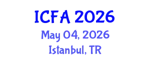 International Conference on Fisheries and Aquaculture (ICFA) May 04, 2026 - Istanbul, Turkey