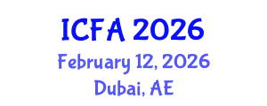 International Conference on Fisheries and Aquaculture (ICFA) February 12, 2026 - Dubai, United Arab Emirates