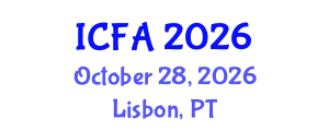 International Conference on Fisheries and Aquaculture (ICFA) October 28, 2026 - Lisbon, Portugal