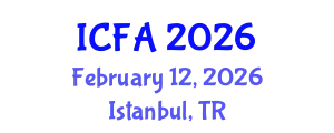 International Conference on Fisheries and Aquaculture (ICFA) February 12, 2026 - Istanbul, Turkey