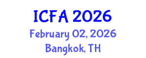 International Conference on Fisheries and Aquaculture (ICFA) February 02, 2026 - Bangkok, Thailand