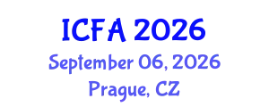 International Conference on Fisheries and Aquaculture (ICFA) September 06, 2026 - Prague, Czechia
