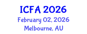 International Conference on Fisheries and Aquaculture (ICFA) February 02, 2026 - Melbourne, Australia