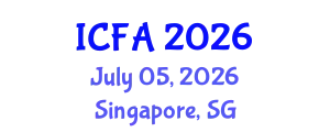 International Conference on Fisheries and Aquaculture (ICFA) July 05, 2026 - Singapore, Singapore