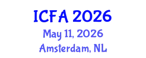 International Conference on Fisheries and Aquaculture (ICFA) May 11, 2026 - Amsterdam, Netherlands