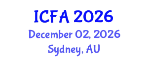 International Conference on Fisheries and Aquaculture (ICFA) December 02, 2026 - Sydney, Australia