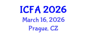 International Conference on Fisheries and Aquaculture (ICFA) March 16, 2026 - Prague, Czechia
