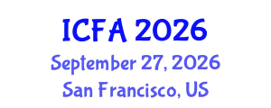 International Conference on Fisheries and Aquaculture (ICFA) September 27, 2026 - San Francisco, United States