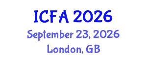International Conference on Fisheries and Aquaculture (ICFA) September 23, 2026 - London, United Kingdom