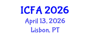 International Conference on Fisheries and Aquaculture (ICFA) April 13, 2026 - Lisbon, Portugal