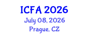 International Conference on Fisheries and Aquaculture (ICFA) July 08, 2026 - Prague, Czechia