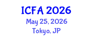 International Conference on Fisheries and Aquaculture (ICFA) May 25, 2026 - Tokyo, Japan