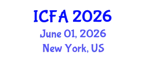 International Conference on Fisheries and Aquaculture (ICFA) June 01, 2026 - New York, United States