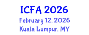 International Conference on Fisheries and Aquaculture (ICFA) February 12, 2026 - Kuala Lumpur, Malaysia