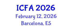 International Conference on Fisheries and Aquaculture (ICFA) February 12, 2026 - Barcelona, Spain