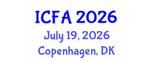 International Conference on Fisheries and Aquaculture (ICFA) July 19, 2026 - Copenhagen, Denmark