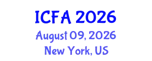 International Conference on Fisheries and Aquaculture (ICFA) August 09, 2026 - New York, United States