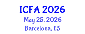 International Conference on Fisheries and Aquaculture (ICFA) May 25, 2026 - Barcelona, Spain