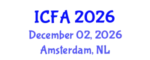 International Conference on Fisheries and Aquaculture (ICFA) December 02, 2026 - Amsterdam, Netherlands