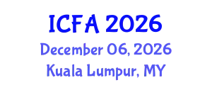 International Conference on Fisheries and Aquaculture (ICFA) December 06, 2026 - Kuala Lumpur, Malaysia
