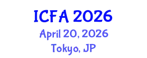 International Conference on Fisheries and Aquaculture (ICFA) April 20, 2026 - Tokyo, Japan