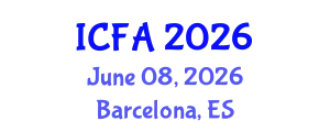 International Conference on Fisheries and Aquaculture (ICFA) June 08, 2026 - Barcelona, Spain