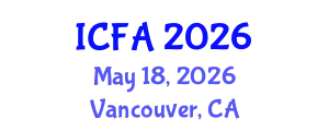 International Conference on Fisheries and Aquaculture (ICFA) May 18, 2026 - Vancouver, Canada