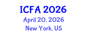 International Conference on Fisheries and Aquaculture (ICFA) April 20, 2026 - New York, United States