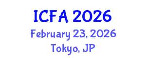 International Conference on Fisheries and Aquaculture (ICFA) February 23, 2026 - Tokyo, Japan