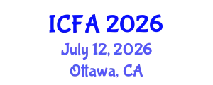 International Conference on Fisheries and Aquaculture (ICFA) July 12, 2026 - Ottawa, Canada