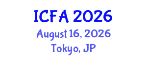 International Conference on Fisheries and Aquaculture (ICFA) August 16, 2026 - Tokyo, Japan
