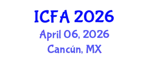 International Conference on Fisheries and Aquaculture (ICFA) April 06, 2026 - Cancún, Mexico