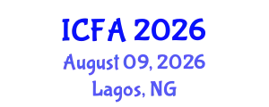 International Conference on Fisheries and Aquaculture (ICFA) August 09, 2026 - Lagos, Nigeria
