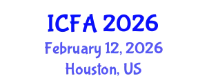 International Conference on Fisheries and Aquaculture (ICFA) February 12, 2026 - Houston, United States
